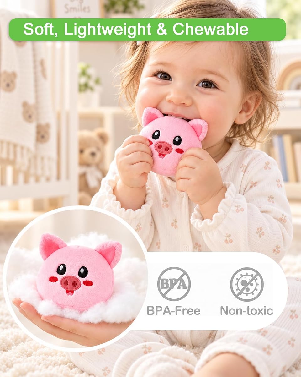 My First Barn Plush Set with Farm Animals and Play Mat view 4