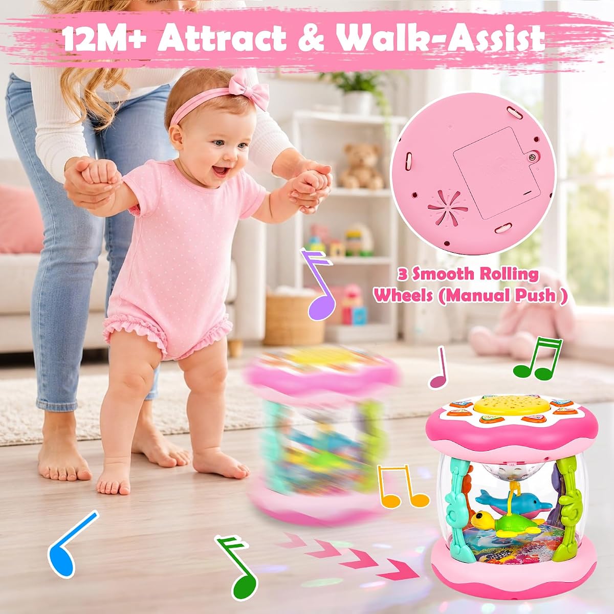 Ocean Projector Musical Toy with Dolphins and Turtles view 4