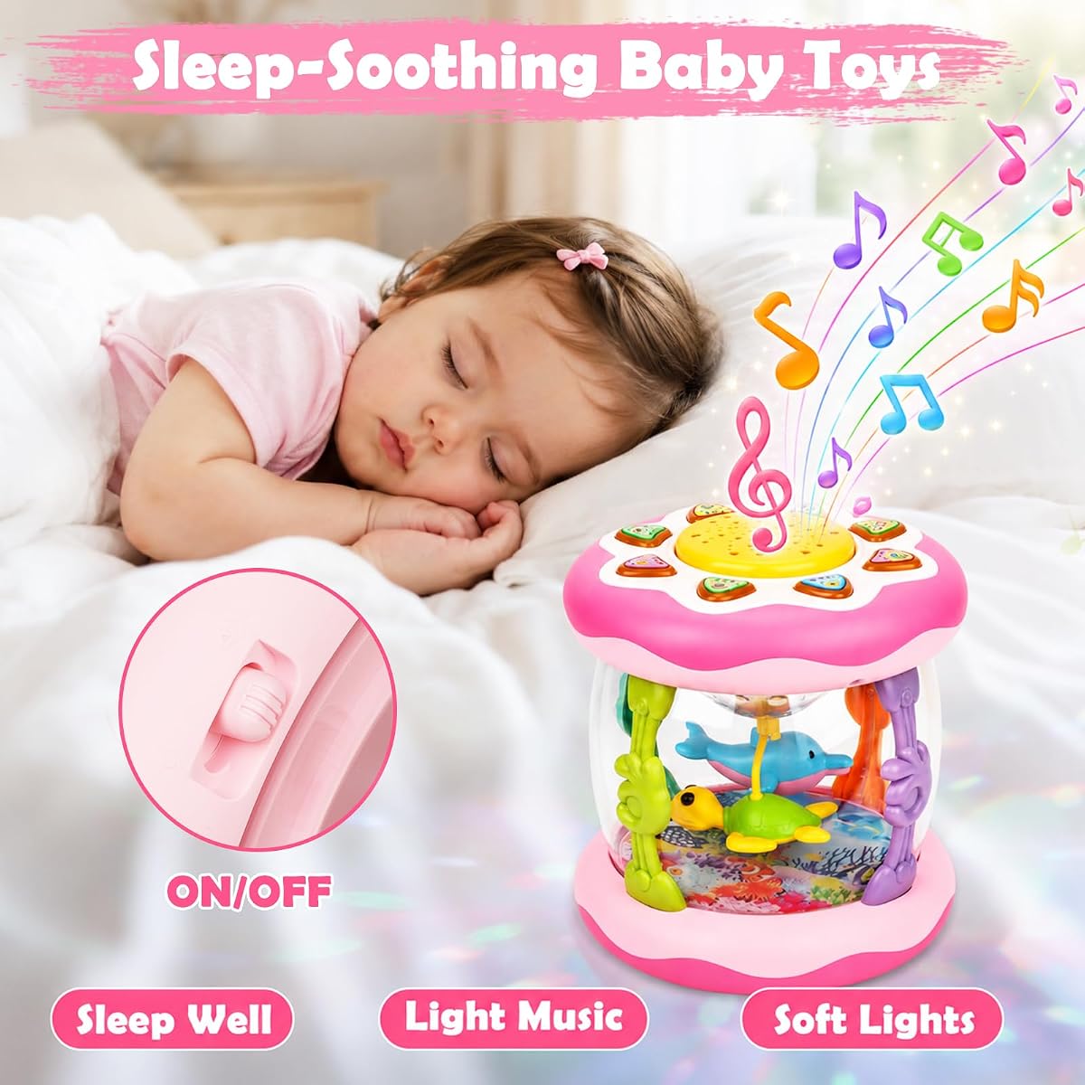 Ocean Projector Musical Toy with Dolphins and Turtles view 5