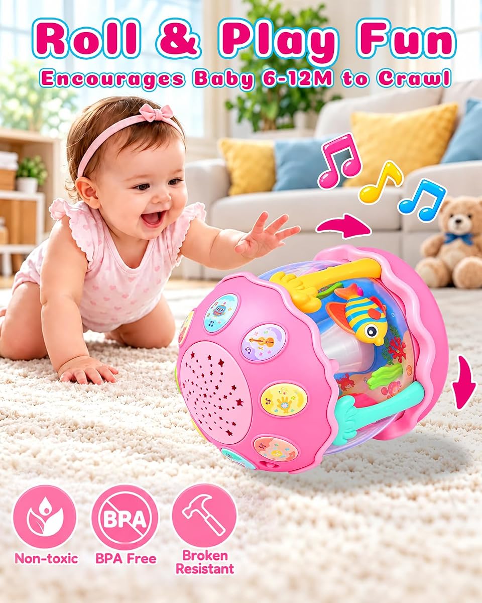 Seven-Colour Ocean Projector with Crab and Octopus view 3